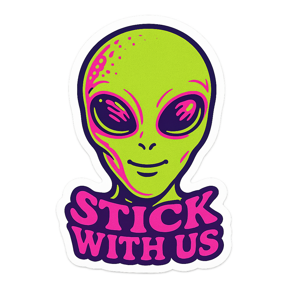 Die Cut Stickers Waterproof