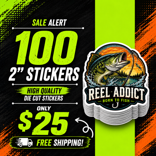 100 Custom 2” Die Cut Stickers